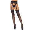 Leg avenue medias con liguero opacas talla unica - 2