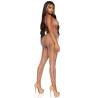 Bodystocking de red arcoíris Leg Avenue, de lado