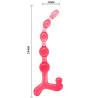 Bendy Twist rojas, con las medidas indicadas
