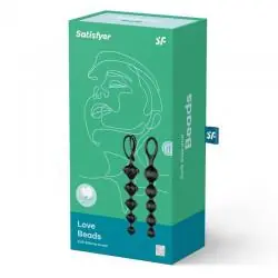 Satisfyer love beads - negro