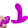 Pretty love - geri masajeador clitoris control remoto rosa - 5