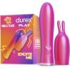 Caja del Durex Play Vibe & Tease con el vibrador y su punta