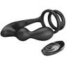 Pretty love - marshall anillo para pene + plug anal vibratorio control remoto - 4