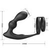 Pretty love - marshall anillo para pene + plug anal vibratorio control remoto - 7