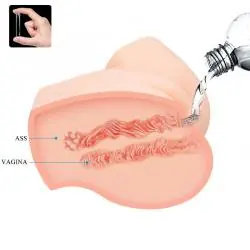 Crazy bull - vagina y ano realisticos doble vibracion
