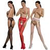 Medias con liguero Passion Eco S002, los tres colores juntos