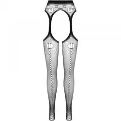 Passion - eco collection bodystocking eco s008 negro - - 4