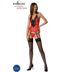 Passion - peonia corset erotic line rojo s/m - - 2