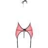 Passion - peonia corset erotic line rojo - 5