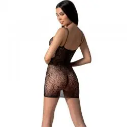Passion - bs096 bodystocking negro talla unica - - 2
