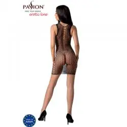 Passion - bs097 bodystocking negro talla unica - - 4