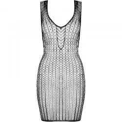 Passion - bs097 bodystocking negro talla unica - - 5