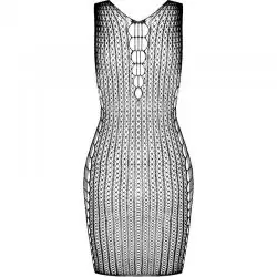 Passion - bs097 bodystocking negro talla unica - - 6