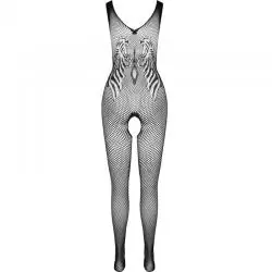 Passion - bs098 bodystocking negro talla unica - - 6
