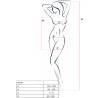 Passion - bs101 bodystocking talla unica - 7