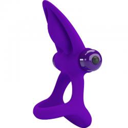 Pretty love - anillo vibrador 10 vibraciones silicona violeta