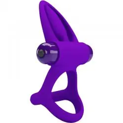 Pretty love - anillo vibrador 10 vibraciones silicona violeta