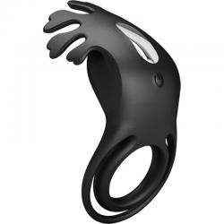Pretty love - ruben anillo vibrador 7 vibraciones silicona negro