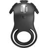 Pretty love - ruben anillo vibrador 7 vibraciones silicona negro - 4