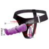 Arnes anal y vaginal femenino lila punto g 17cm - 2