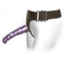 Arnes anal y vaginal femenino lila punto g 17cm - 3