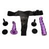 Arnes anal y vaginal femenino lila punto g 17cm - 6