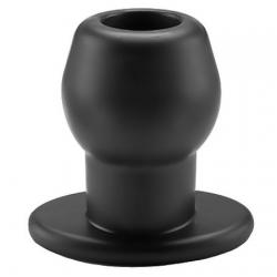 Perfect fit plug tunnel silicona negro l