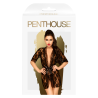 Caja de Bata de encaje Penthouse Sweet Retreat con lazo negro