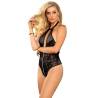 Teddy Halter de Encaje con Cremallera Subblime, de frente, toma 2