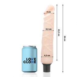 Loveclone - jansen self lubrication vibrador 26cm