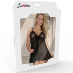 Subblime set sujetador y panties con liguero - - 9