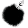 Darkness extra buttplug anal con cola negro 7cm - 1
