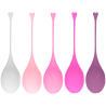 Set de 5 bolas Kegel Ohmama, de blanco a morado