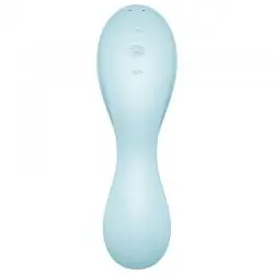 Satisfyer curvy trinity 5 estimulador y vibrador app - azul