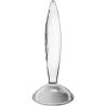 Satisfyer Sparkling Crystal de cristal, de lado