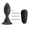 Mr play - plug anal con vibracion negro con control remoto - 4
