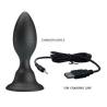 Mr play - plug anal con vibracion negro con control remoto - 7