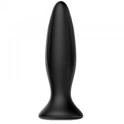 Mr play - plug anal vibrador negro recargable