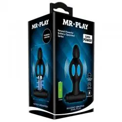 Mr play - plug anal de silicona con vibración Mr play - plug anal de silicona con vibración
