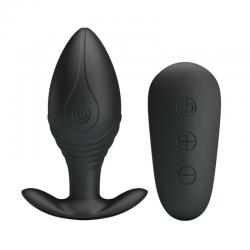 Pretty love - regina plug anal vibrador recargable negro