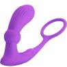 Pretty love - warren anillo & vibrador anal violeta - 1