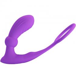 Pretty love - warren anillo & vibrador anal violeta