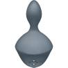 Satisfyer Booty Absolute Beginners 4 gris, de frente con la base