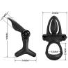Pretty love - anillo vibrador 10 vibraciones silicona negro - 6