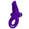 Anillo vibrador Pretty Love morado visto de frente