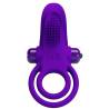 Otra vista del anillo vibrador Pretty Love morado