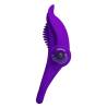 Anillo vibrador Pretty Love morado de lado