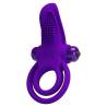 Anillo vibrador Pretty Love morado desde otro ángulo