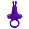 Pretty Love anillo conejo I morado visto de frente