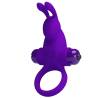 Pretty Love anillo conejo I morado de lado